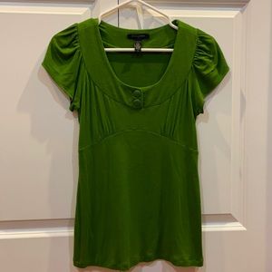 Banana Republic XS green fitted short sleeved top